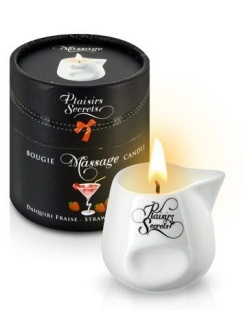 Массажная свеча с ароматом клубничного дайкири Bougie de Massage Daikiri Fraise - 80 мл.