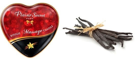 Массажная свеча с ароматом ванили Bougie Massage Candle - 35 мл.