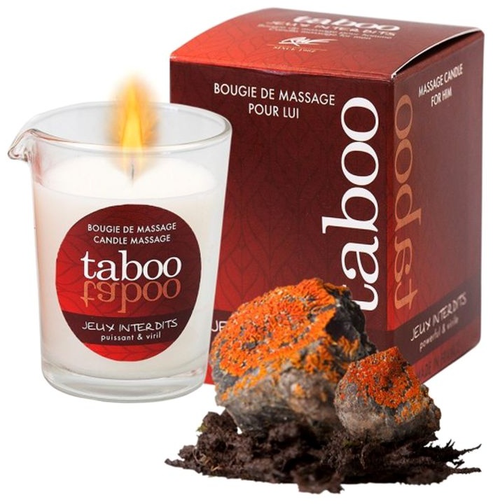 Массажное аромамасло с афродизиаками для мужчин RUF Taboo Jeux interdits - 60 гр.