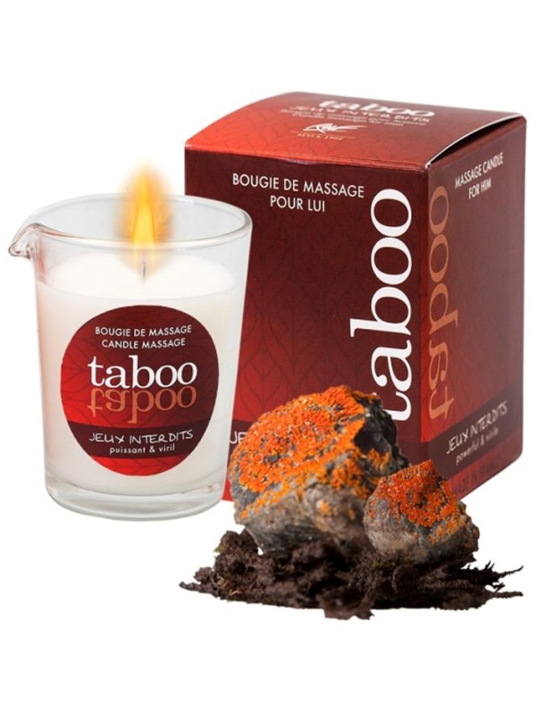 Массажное аромамасло с афродизиаками для мужчин RUF Taboo Jeux interdits - 60 гр.