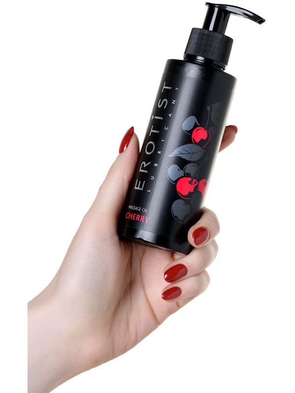 Массажное масло Erotist Cherry с ароматом вишни - 150 мл.