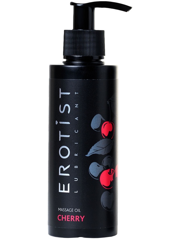 Массажное масло Erotist Cherry с ароматом вишни - 150 мл.