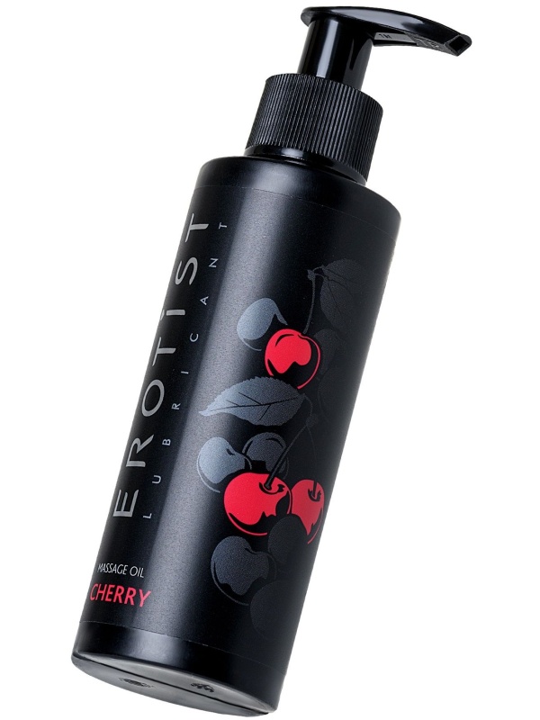 Массажное масло Erotist Cherry с ароматом вишни - 150 мл.