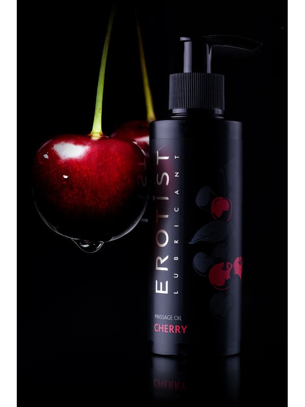 Массажное масло Erotist Cherry с ароматом вишни - 150 мл.
