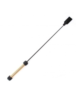 Чёрный профессиональный стек с золотистой рукоятью - 75 см.