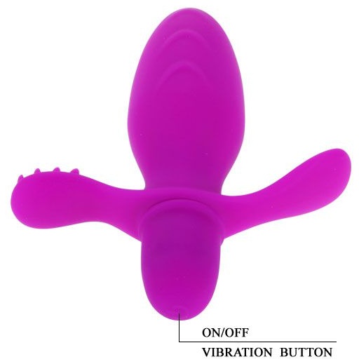 Анальный стимулятор с вибрацией Fitch - 11,4 см.