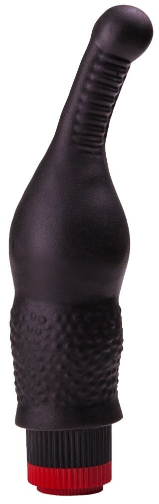 Анальный вибромассажёр с тоненьким стволом - 16,5 см.