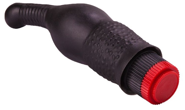 Анальный вибромассажёр с тоненьким стволом - 16,5 см.