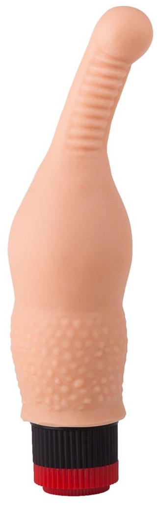 Анальный вибромассажер с тонким кончиком - 18,8 см.