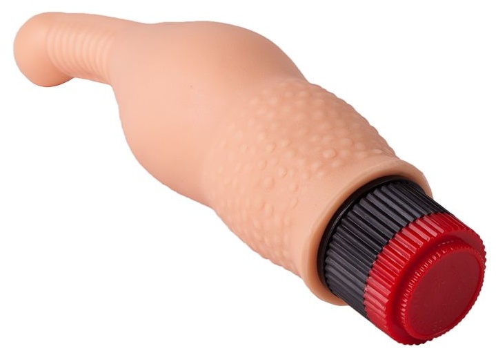 Анальный вибромассажер с тонким кончиком - 18,8 см.