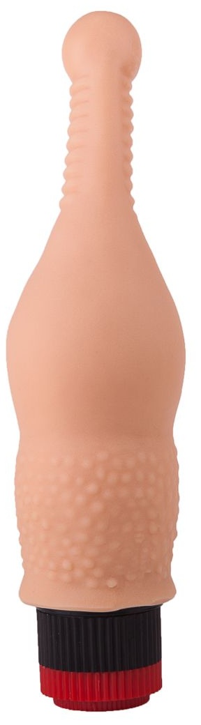 Анальный вибромассажер с тонким кончиком - 18,8 см.