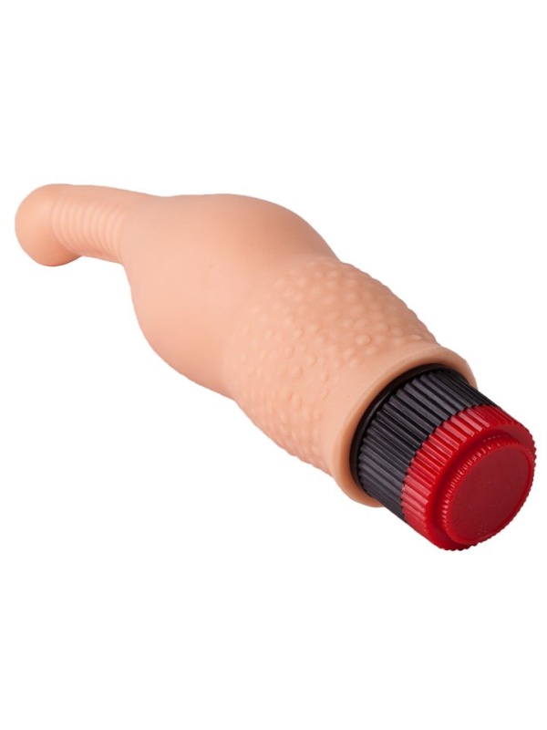 Анальный вибромассажер с тонким кончиком - 18,8 см.