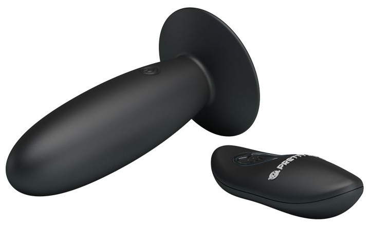 Анальная пробка с вибрацией и пультом управления Remote Control Vibrating Plug - 11 см.
