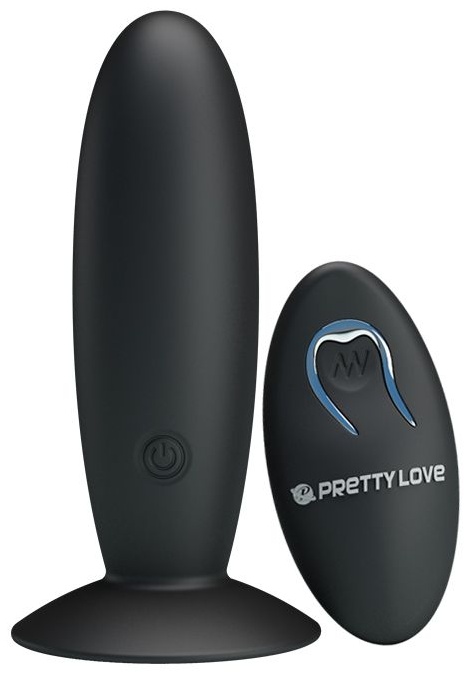 Анальная пробка с вибрацией и пультом управления Remote Control Vibrating Plug - 11 см.