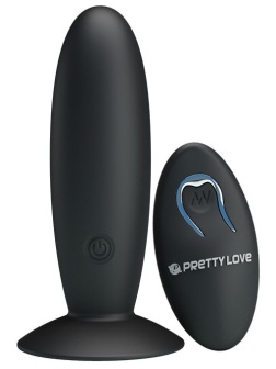 Анальная пробка с вибрацией и пультом управления Remote Control Vibrating Plug - 11 см.