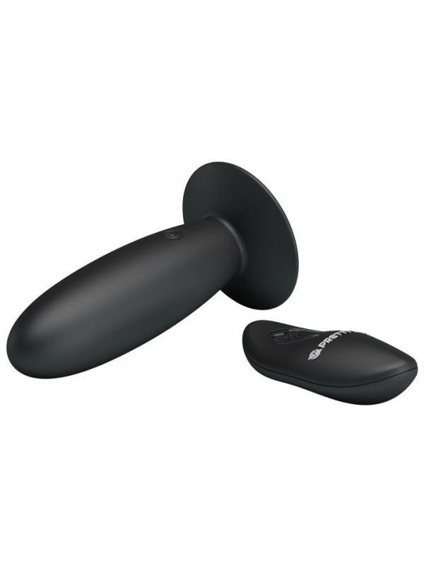 Анальная пробка с вибрацией и пультом управления Remote Control Vibrating Plug - 11 см.