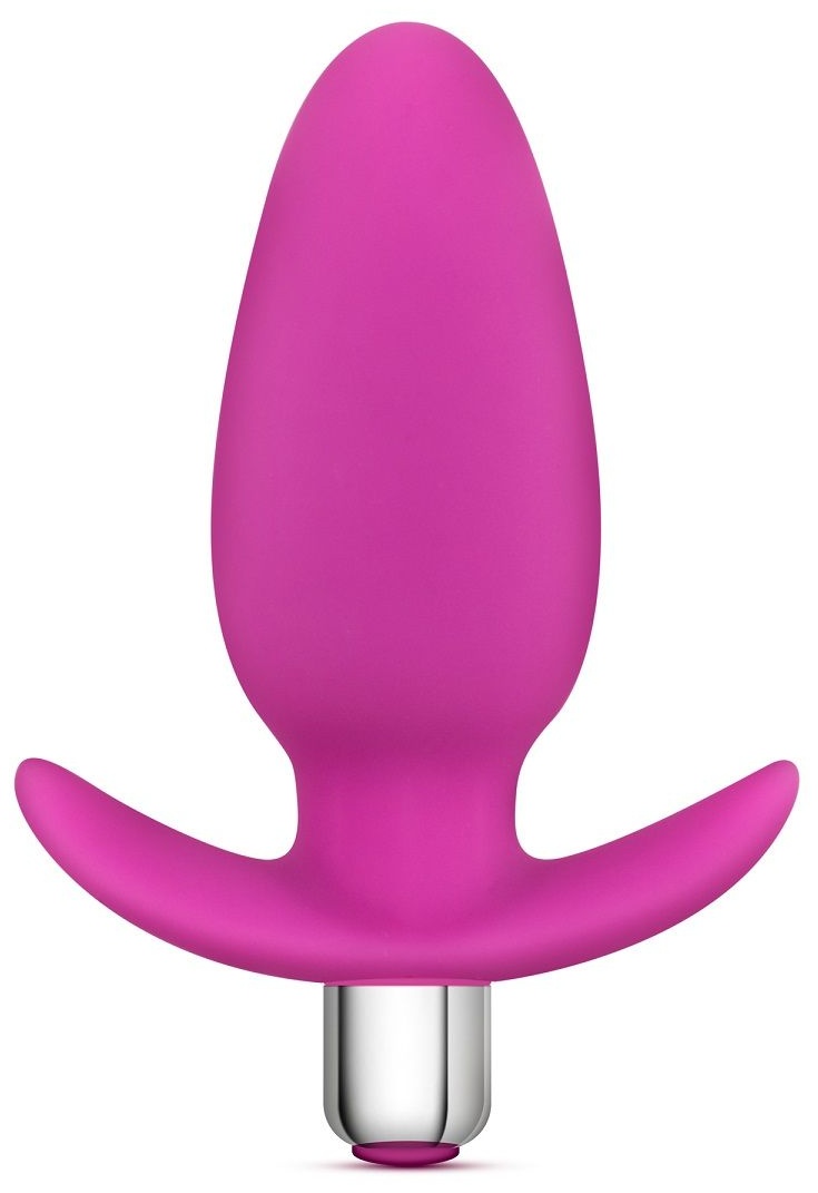 Розовая вибропробка Luxe Little Thumper - 12 см.