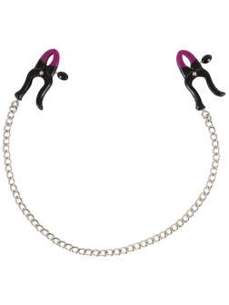 Зажимы на соски Silicone Nipple Clamps с цепочкой