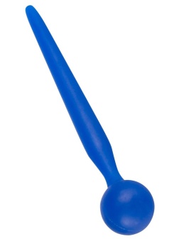 Синий уретральный стимулятор Penis Plug - 9,6 см.