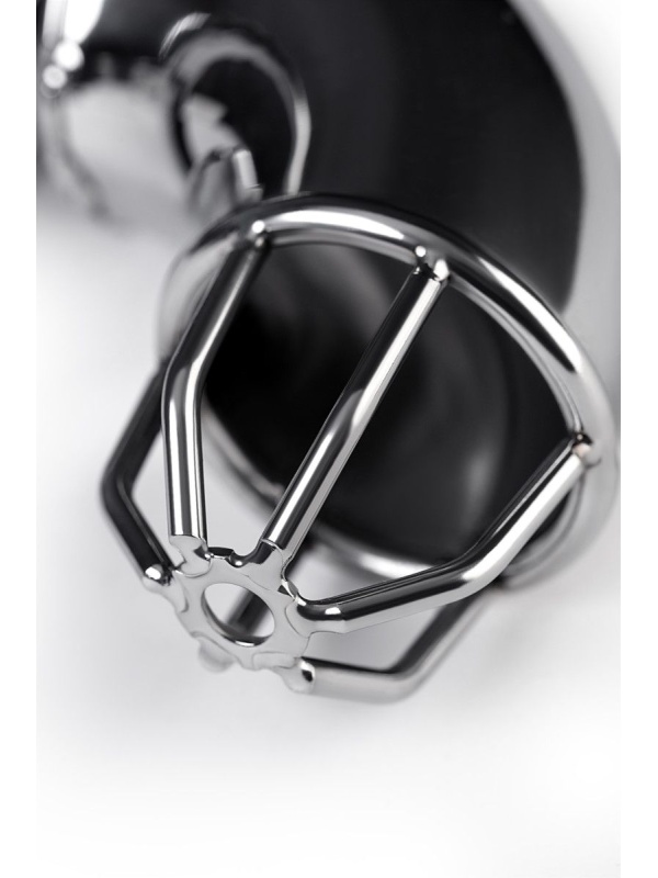 Серебристый мужской пояс верности TOYFA Metal