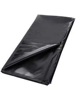 Черная простыня для секса из ПВХ - 220 х 200 см.