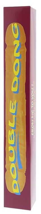 Двойной фиолетовый фаллоимитатор DOUBLE DONG LAVENDER - 30 см.