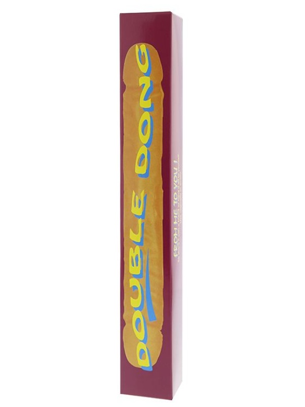 Двойной фиолетовый фаллоимитатор DOUBLE DONG LAVENDER - 30 см.