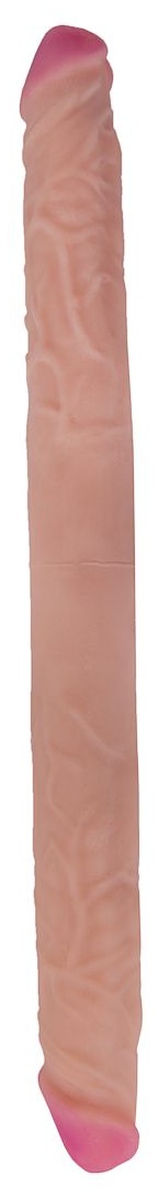 Двусторонний фаллоимитатор из неоскин - 49,5 см.