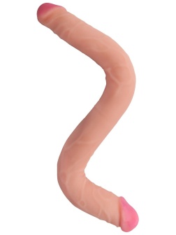 Двусторонний фаллоимитатор FLEX&FIX - 46 см.