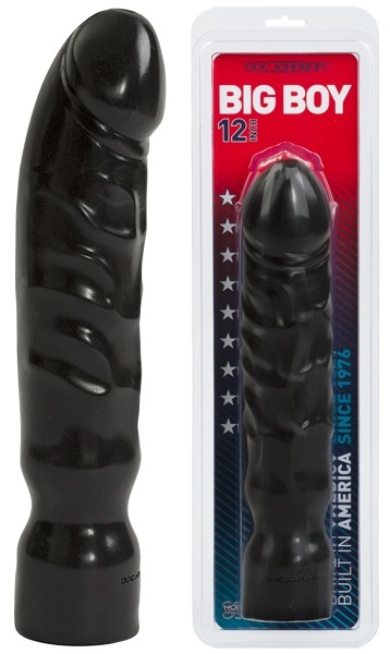 Черный фаллоимитатор-гигант Big Boy - 28,9 см.