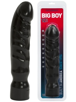 Черный фаллоимитатор-гигант Big Boy - 28,9 см.