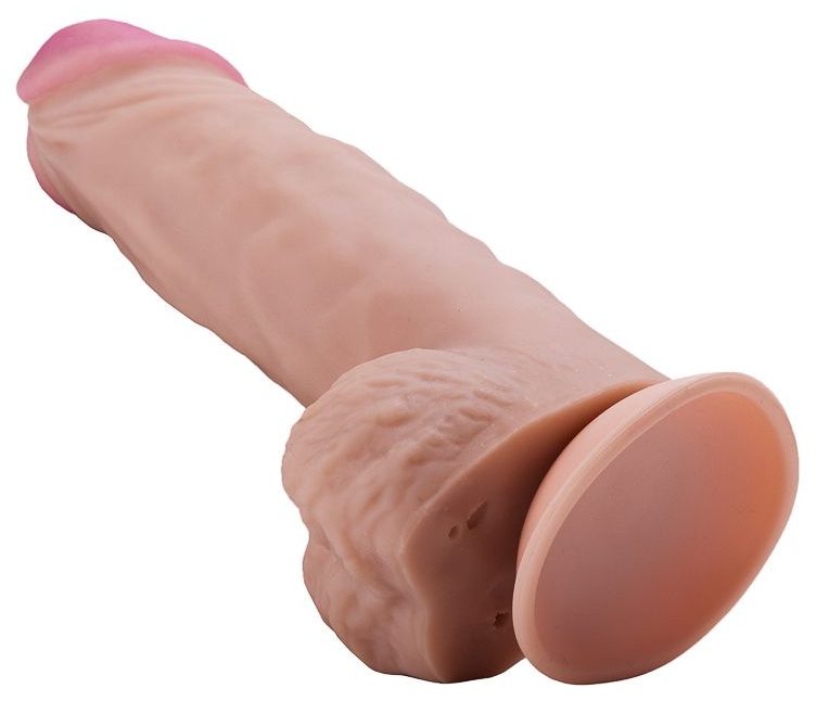 Фаллоимитатор-гигант на присоске - 26,5 см.