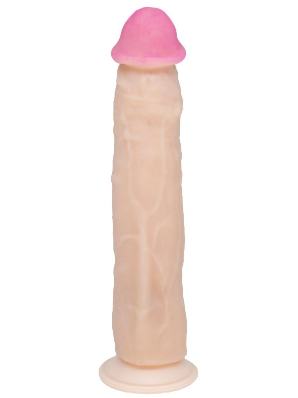 Фаллоимитатор без мошонки на присоске ANDROID VI - 23,2 см.