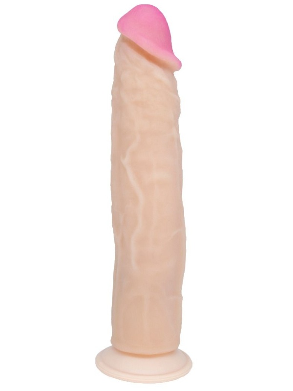 Фаллоимитатор без мошонки на присоске ANDROID VI - 23,2 см.