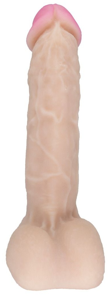 Крупный фаллоимитатор на подошве-присоске REAL Next №33 - 25 см.