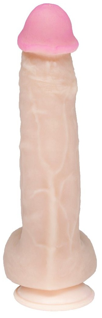 Крупный фаллоимитатор на подошве-присоске REAL Next №33 - 25 см.