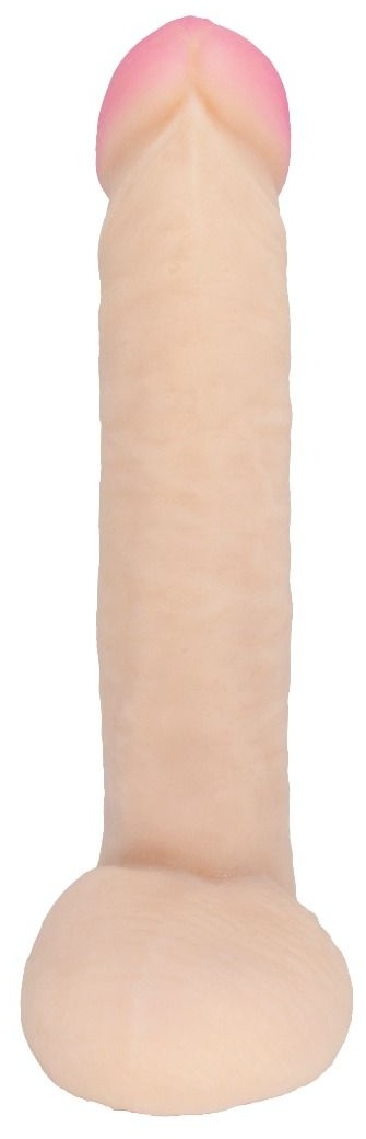 Большой фаллоимитатор из неоскин на присоске REAL Next №32 - 25,5 см.
