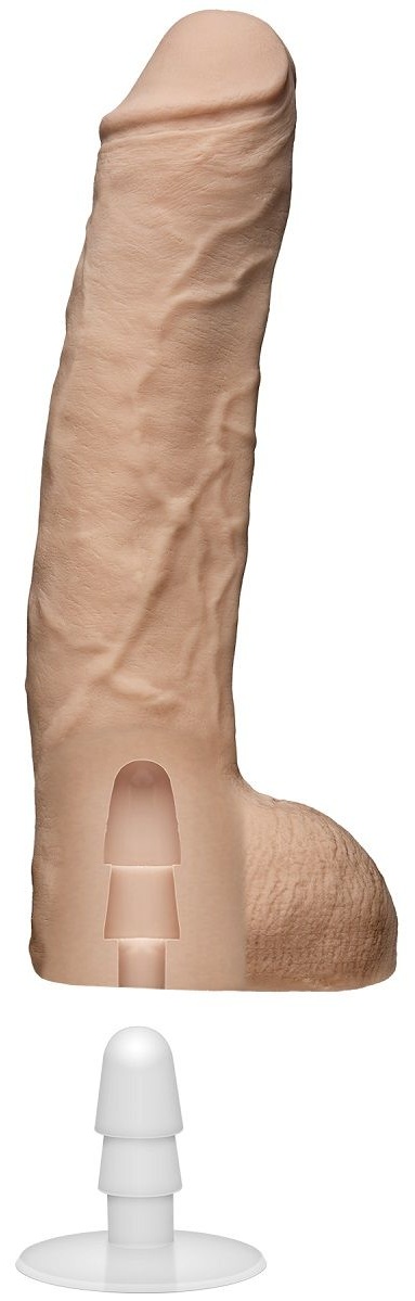 Телесный фаллоимитатор John Holmes ULTRASKYN Realistic Cock with Removable Vac-U-Lock Suction Cup - 25,1 см.
