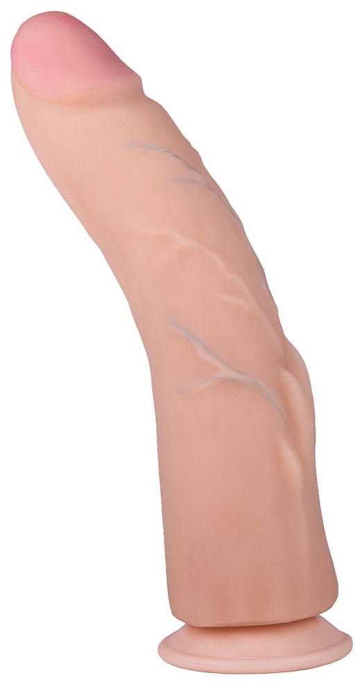 Реалистичный фаллоимитатор на присоске F LINE - 23 см.