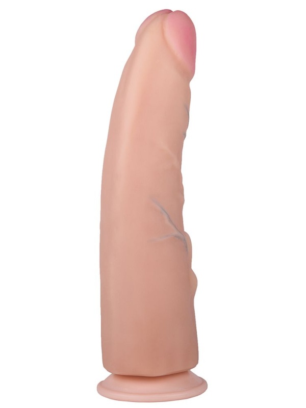 Реалистичный фаллоимитатор на присоске F LINE - 23 см.