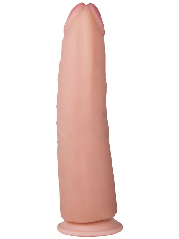 Реалистичный фаллоимитатор на присоске F LINE - 23 см.