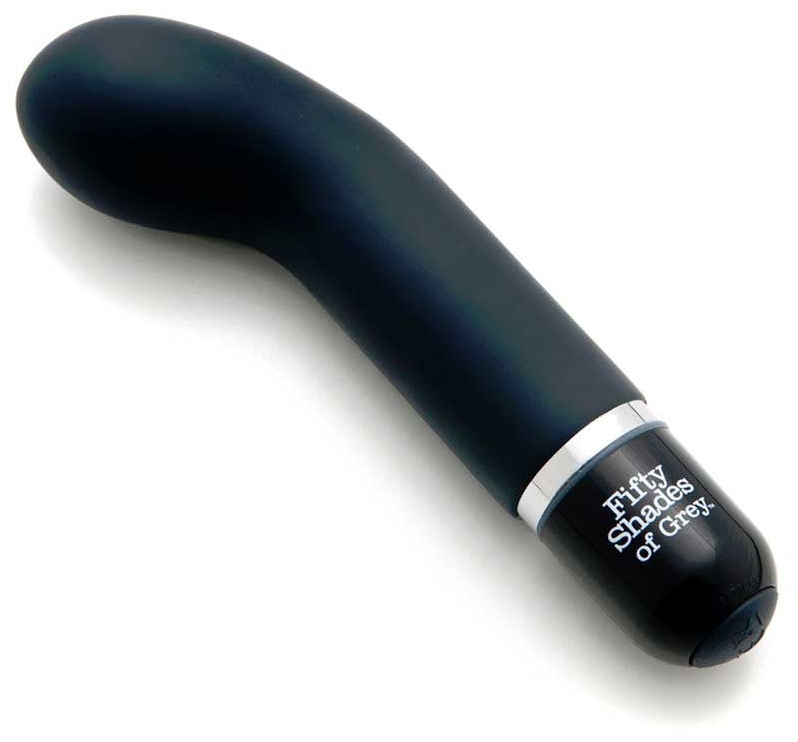 Черный силиконовый мини-вибратор Mini G-Spot Vibrator - 13,3 см.