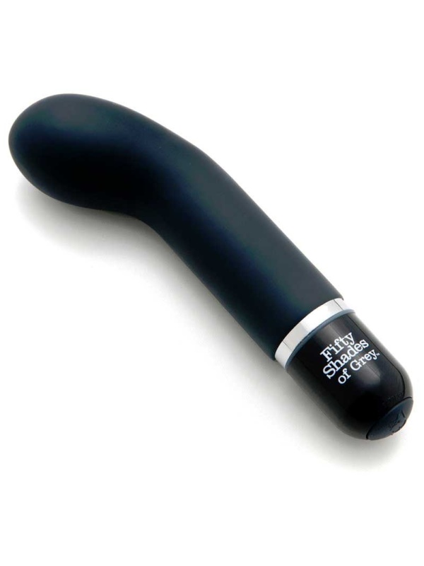 Черный силиконовый мини-вибратор Mini G-Spot Vibrator - 13,3 см.