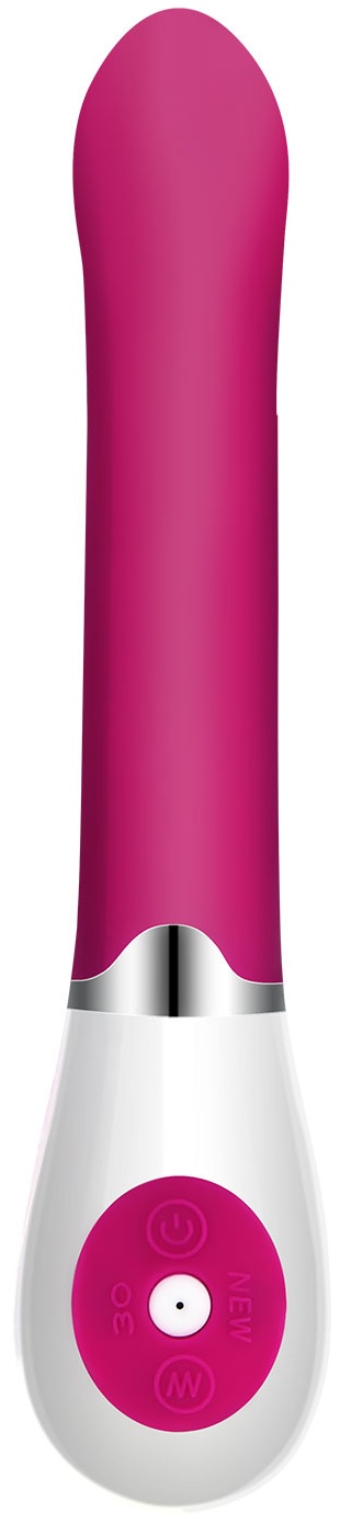 Розовый вибратор Daniel - 19,5 см.