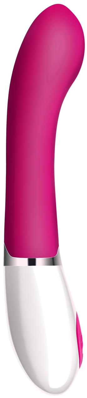 Розовый вибратор Daniel - 19,5 см.