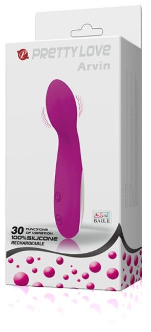 Силиконовый вибратор Arvin - 14,2 см.