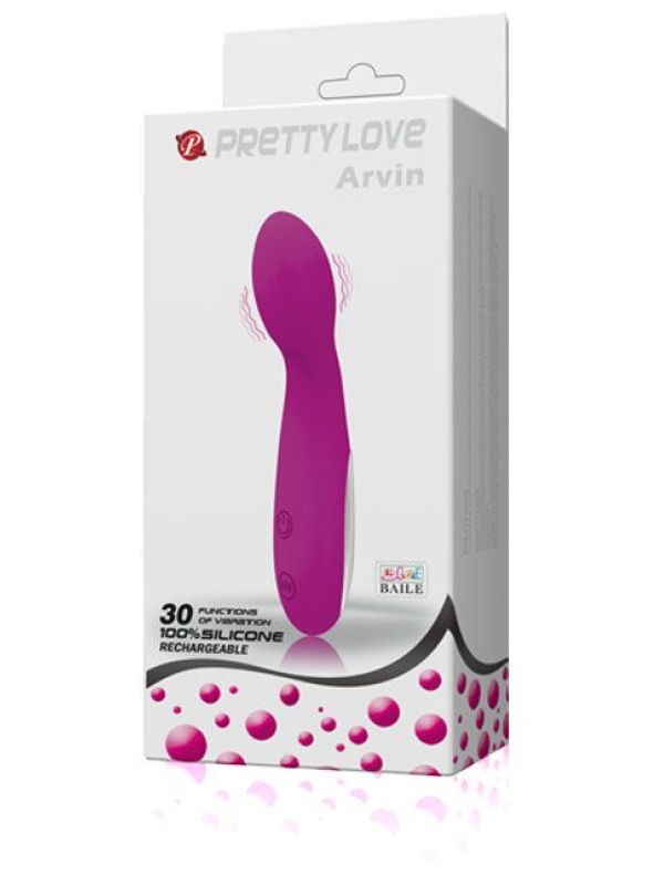 Силиконовый вибратор Arvin - 14,2 см.
