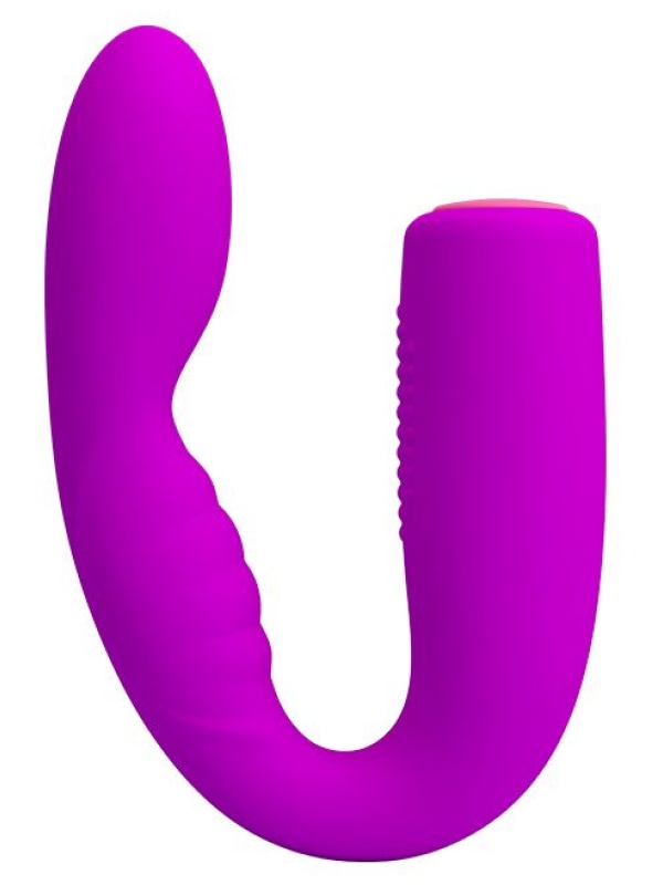 Лиловый гнущийся вибромассажер Quintion - 14 см.