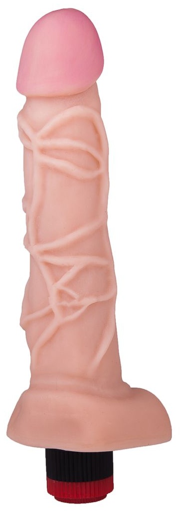 Вибратор-гигант с узором вен - 27,2 см.