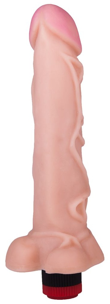 Вибратор-гигант с узором вен - 27,2 см.